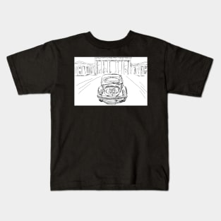 Classic car drawing Kids T-Shirt